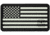 Vanquest Gear US Flag / Left-Star - Glow In The Dark Patch, Black, 9ZUSFGL-275-BK-GITD