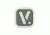 Vanquest Gear Vanquest V Logo - Glow In The Dark Patch, Wolf Gray, 9ZVQSQ-088-WG-GITD