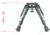 Vector Optics Carbon Fiber Spring Bipod, 6-9in, Black, RSCFP-06