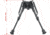 Vector Optics Carbon Fiber Swivel Spring Bipod, 6-9in, Black, RSCFS-06