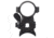 Vector Optics Turret Mount Rings, 1in Tube, Karabiner K98, 41mm Height, 45 Steel, Black, SCSR-07