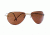 VedaloHD Carbone Series Signature Line Small Aviator Style Sunglasses, Shiny Copper Frame, Copper Rose Lens 2260