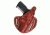 Vega Holsters Pancake Belt Holster with Two Inclinations/QR Straps, Brown/Black Leather, Rev. 3in.  N Frame V H135