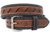 Versacarry Underground Triple-Ply Extra Heavy Duty Leather Belt, Black Base / Vintage Tan Patch, 34in, 303/34-T