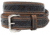 Versacarry Underground Triple-Ply Extra Heavy Duty Leather Belt, Brown Base / Vintage Black Patch, 46in, 503/46-B
