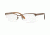 Versace VE1241 Progressive Prescription Eyeglasses, 54mm, Brushed Brown, VE1241-1269-54-PRO