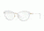 Versace VE1244 Progressive Prescription Eyeglasses 1405-53 - Pale Gold/azure Transp Frame