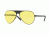 Versace VE2189 Sunglasses 126185-59 - Matte Black Frame, Yellow Lenses
