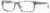 Versace VE3154 Eyeglass Frames 939-5417 - Striped Gray Demo Lens Frame