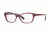 Versace VE3236 Single Vision Prescription Eyeglasses 5220-52 - Transparent / Plum Frame