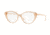 Versace VE3262B Eyeglass Frames 5215-52 - Transparent Brown Frame