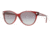 Versace VE4214 Sunglasses 935/11-5617 - Waves Red Frame, Gray Gradient Lenses