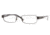 Versus VR 7067 Eyeglasses Styles Shiny Black/Silver Frame w/Non-Rx 50 mm Diameter Lenses