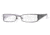 Versus VR 7071 Eyeglasses Styles Shiny Black/Silver Frame w/Non-Rx 49 mm Diameter Lenses