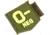 Viktos Bloodtype Mini Moralpha Patch, O Negative, Ranger/Glow, 1in x 1in, 2004808