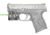 Viridian Universal Sub-Compact ECR Green Laser Sight, Ambidextrous, Black, C5