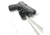 Viridian Universal Sub-Compact ECR Green Laser w/ Tactical Light, Black, Ambidextrous, C5L