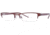 Visions 170 Single Vision Prescription Eyeglasses - Frame Burgundy, Size 52/18mm VIVISION17003