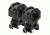VISM 30mm Tactical Rings/1.3In Height, Black VR30T13
