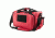 VISM Competition Range Bag w/ Zippered Compartments, Red w/Black Trim CVCRB2950R