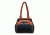 Vism Concealed Carry Braided Tote Bag, Black w/Brown, BWF002