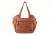 Vism Concealed Carry Quilted Hobo Bag, Brown, Large, BWM002