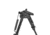 Vism KPM Spring Loaded Aluminum Bipod,Black w/Keymod/Mlok/Picatinny Mounting System, VBKPM
