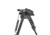 Vism KPM Spring Loaded Aluminum Bipod,Black w/Keymod/Mlok/Picatinny Mounting System, VBKPM