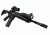 Vism M-Lok 1in Extended Flashlight Mount/Standard, Black VMFLML