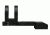 Vism Picatin ny 1in Extended Ring Mount, Black VMFLPR