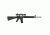 VISM Safari Series 1.5, 6X42 Rifle Scope/Red And Green Illum./Cross Plex Reticle, Green Lens, Black VSAFS15642G