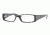 Vogue VO2557B SV Prescription Eyeglasses, Black Glitter Frame / 49 mm Prescription Lenses, 1567-4915