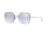 Vogue VO4112S Sunglasses 323/7A-56 - Silver Frame, Violet Mirror Grad Silver 80 Lenses