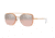 Vogue VO4112S Sunglasses 50757E-56 - Rose Gold Frame, Light Pink Mirror Grad Silver Lenses