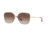 Vogue VO4112S Sunglasses 848/13-56 - Pale Gold Frame, Brown Gradient Lenses
