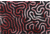 Voodoo Resins Bad Brains Resin Slabs, 1.95in x 6in x .3in, 2 Pack, Black background w/ Red &amp; White Swirl Design, BADS-NA01-A1