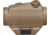 Vortex Crossfire 1x21mm Prismatic Red Dot Sight, 2 MOA, Tan, 2.5&quot;, 4.59oz, CF-RD2-T