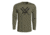 Vortex Men's Solid VTX Logo LS, Military Heather, L 219049-MIH-L