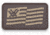 Vortex Pvc Flag Patch, Grey, 120-47-GRY