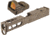 Vortex Viper 1x24mm 6 MOA Red Dot Sight, FDE, Viper Red Dot and TRYBE Defense Pistol Slide, Glock 19, Gen 5, Viper Cut, Version 2, FDE Cerakote