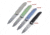 Vouking Knives Samgun Framelock Folding Knife, 4.25in Closed, 3.5in Stonewash 12C27 Sandvik SS Drop Point, Black Tumbled Finish Titanium Handle, Pocket Clip, TS05BLC