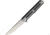 Vouking Knives T01 Framelock Folding Knife, 4.25in Closed, 3.5in Satin Bohler M390 SS Drop Point, Bead Blast Finish Titanium Handle, Pocket Clip, T01BLS