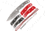 Vulture Equipment Works Cholera Fixed Blade Knife Kit,4.25in 154CM Steel Blade w/Blanks,Red G10 Liners,Micarta Handles,Pins,Screws, VEW-FBC-MK2-KIT