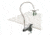 VWR Talon Ultra Flex Support Systems with Bench Clamp 915812 System With Bench Clamp And 30.5 Cm (12'') Arm