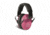 Walkers Pro Low Profile Folding Earmuffs, Pink, GWP-FPM1-PNK