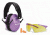 Walker's Youth &amp; Women Earmuffs and Shooting Glasses Kit, Purple, GWP-YWFM2GFP-PU
