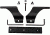 Walther Mounting Rails, Laser P22 Bridge Mount Style Black Finish, 1in. High 106781