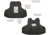 War Bird Ghost Hawk Concealable Armor System with Hoss Level IIIA Ballistics, Navy, Large/Regular, BUSLH3ALRGHN