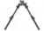 Warne Skyline Fixed Picatinny Lite Bipod, Black, 7913M