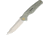 We Knife Co Ltd Framelock Satin Green Folding Knife,3.75in,S35VN Steel,Standard Edge,Satin,Green,Titanium Handle WE601B